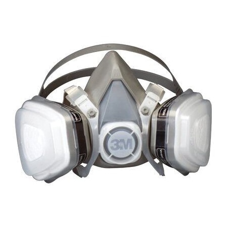 3M 3M Dual Cartridge Respirator Assembly 07191, Organic Vapor/P95, Small 7000126245